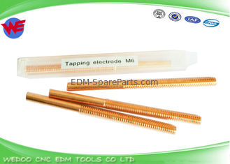 0.75mmの薄いピッチを叩く電極の銅の糸に通す高精度M6 EDM