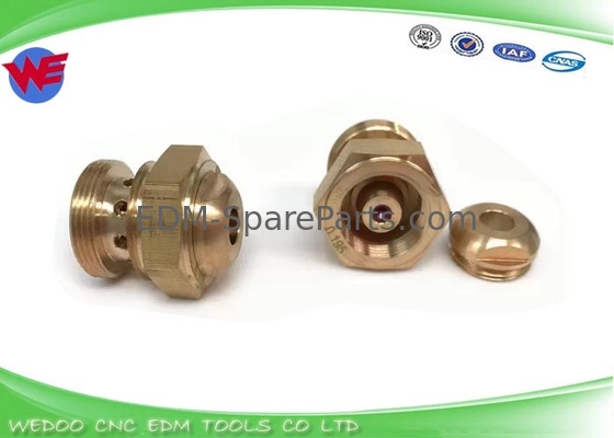 再利用可能なワイヤーガイドワイヤーEDM レッドダイヤモンド 水ノズルガイド 0.192 / 0.195mm